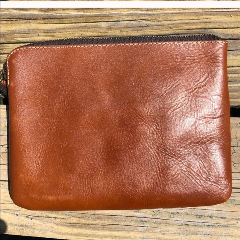 Patricia Nash large wristlet with wrist strap